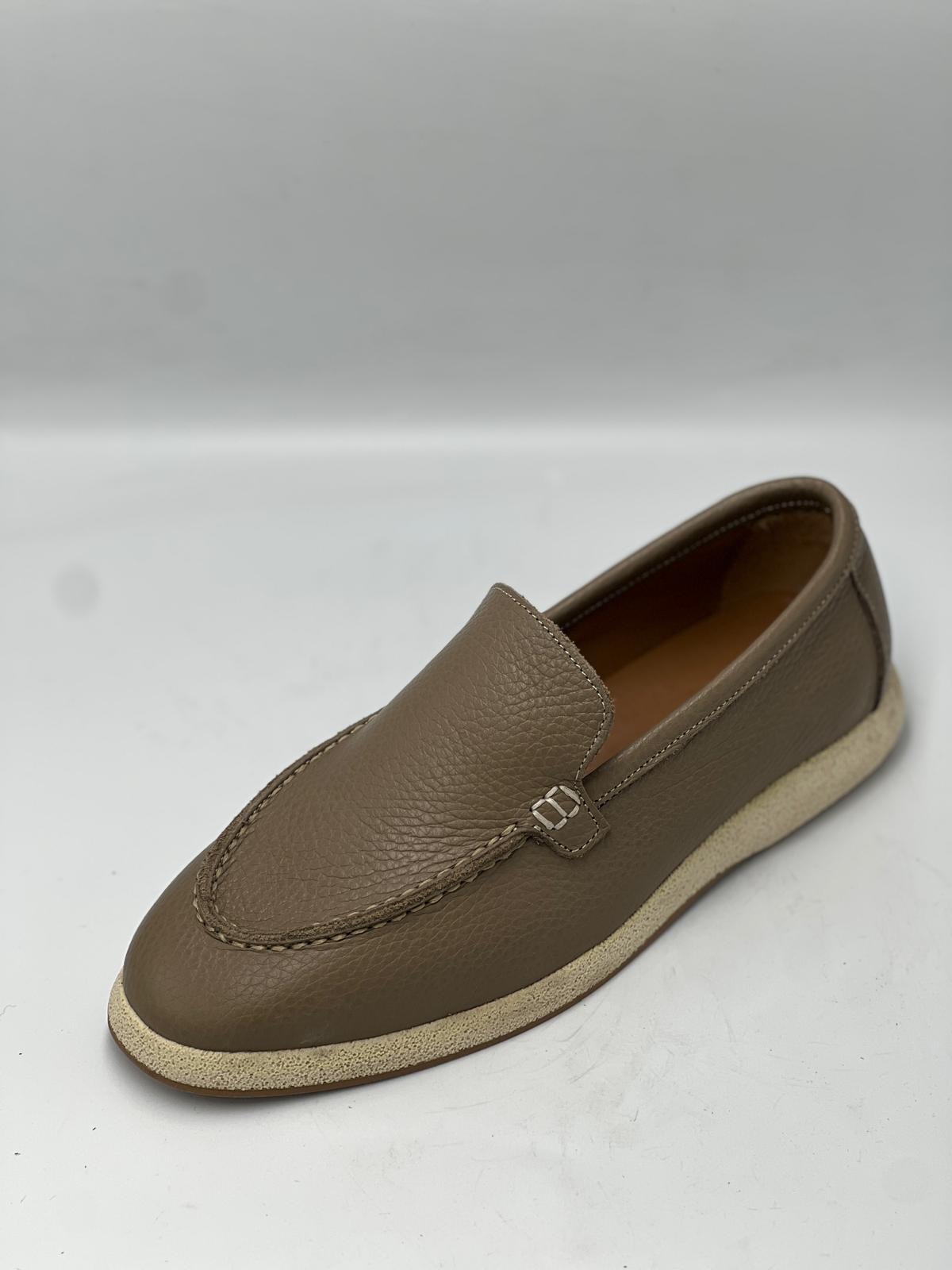 Pebbled Leather Loafer